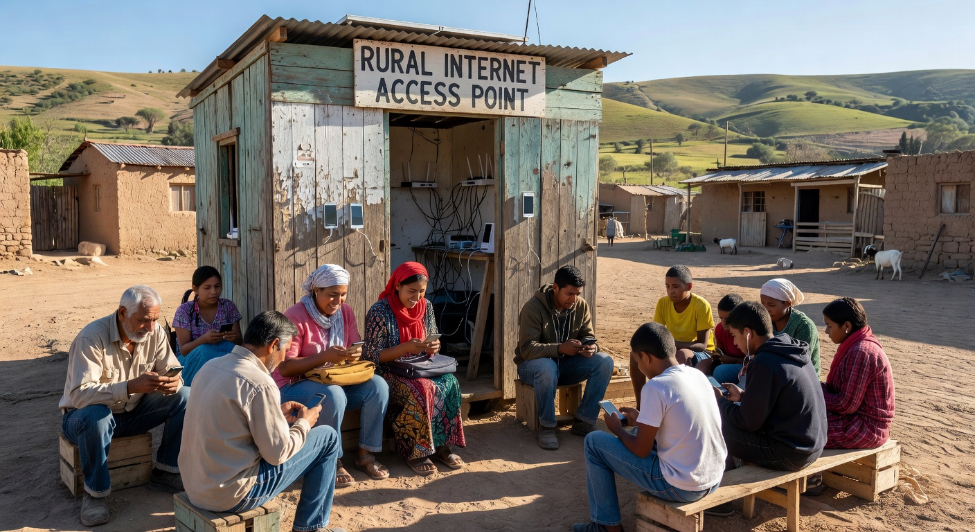 Digital connectivity and internet access in rural Uganda